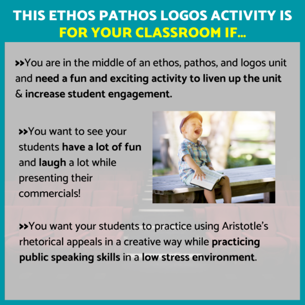 Ethos Pathos Logos Fun Activities: Advertisement Project, Group Commercial - Image 7